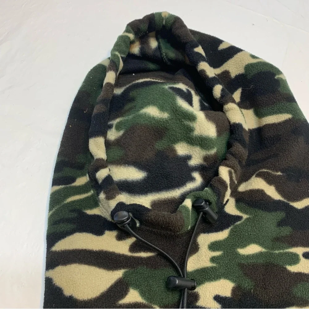 Fleece Face Mask 3D Camo Hunting Headcover Camouflage